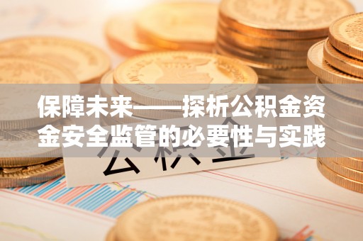 舞钢保障未来——探析公积金资金安全监管的必要性与实践路径