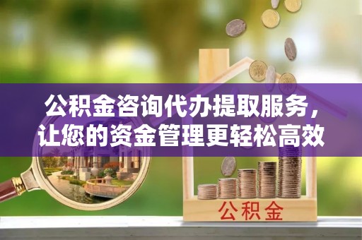 舞钢公积金咨询代办提取服务，让您的资金管理更轻松高效